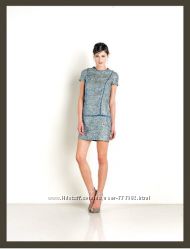 Платье-футляр Space Style Concept  синего цвета, Италия, скидка