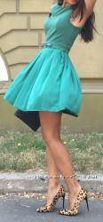 Платье Mary C изумрудного цвета, Италия, скидка
