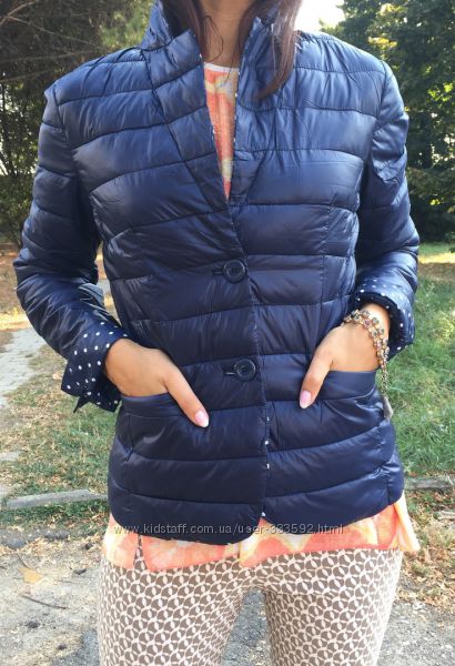 Женская  стеганая куртка-пиджак, множество расцветок, Италия, Скидка