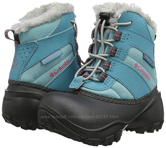 Зимние ботинки columbia 25р, youth rope tow iii waterproof snow boot
