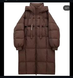 Зимове довге пальто р. XL, нове 