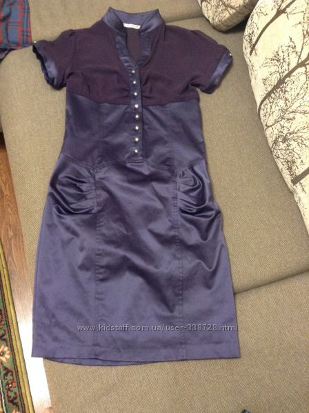 Женское платье  темно фиолетового цвета