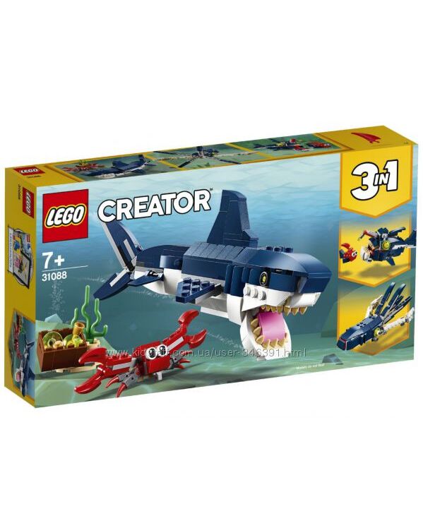 Lego Creator Обитатели морских глубин 31088