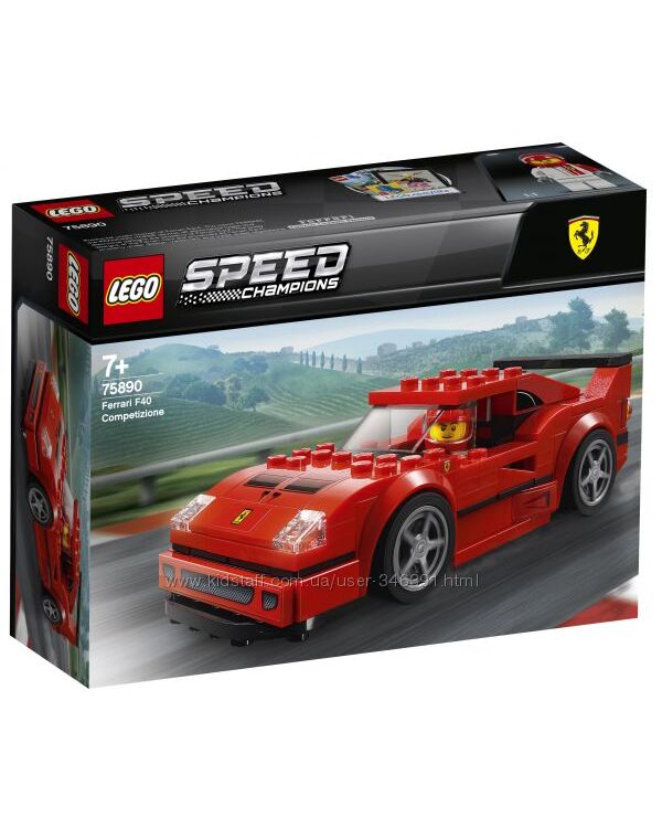 Lego Speed Champions Автомобиль Ferrari F40 Competizione 75890