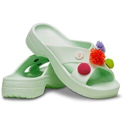 Шльопанці Crocs Classic Wildflower Cross Strap, W7, W8, W10