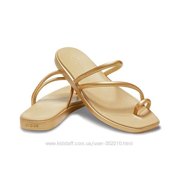 Сандалі Crocs Miami Metallic Toe Loop, W7, W8, W9
