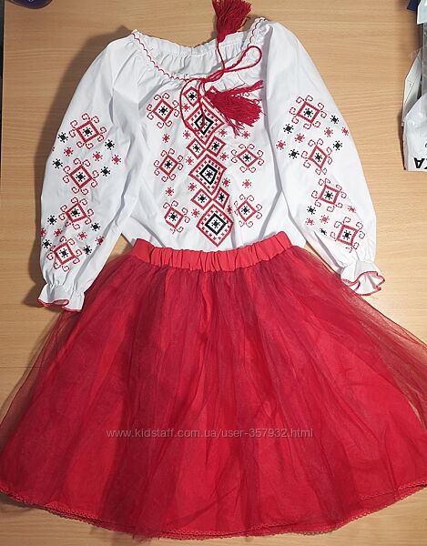 Комплект вишиванка, спідниця 116-128р