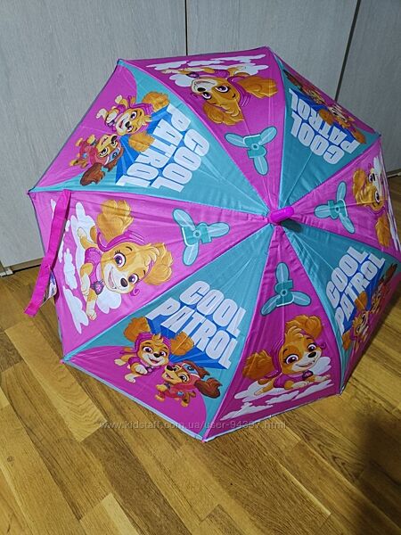 зонт щенячий патруль Гонщик Эверест Скай Парасолька світловідбиваюча стрічк