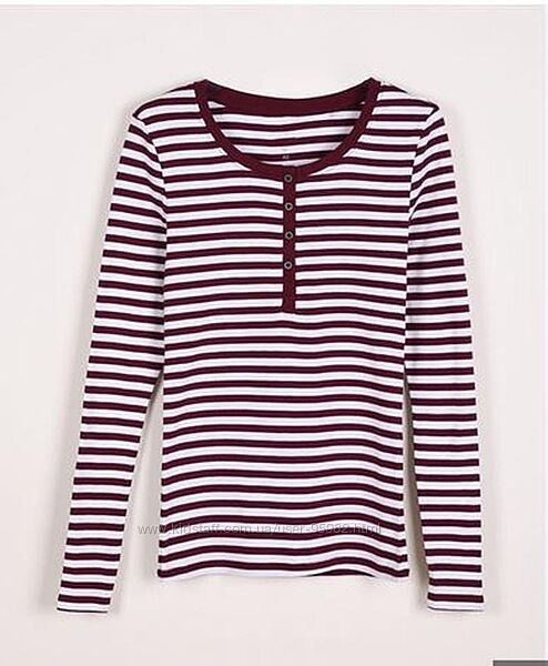 Лонгслів у смужку c&a, бавовна