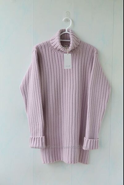 Вовняний подовжений светр, гольф вільного крою Jigsaw вовна