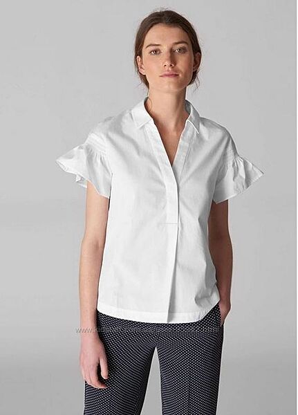 Шикарна блуза whistles, поплін, бавовна