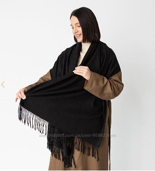 Великий кашеміровий палантин з шовком The Cashmere Centre, оригінал