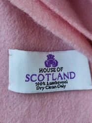 Вовняний шарф house of scotland , вовна lambswool 