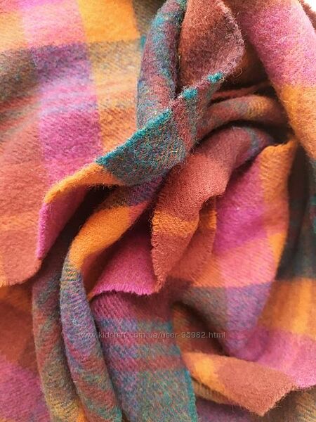 Шарф у клітинку bronte by moon lambswool мериносова вовна 