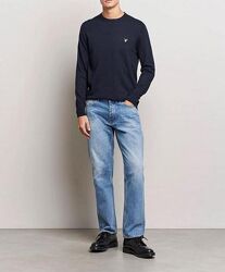 Мякий чоловічий вовняний джемпер, светр lyle & scott, вовна