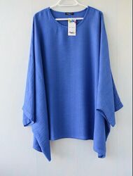 Бохо блуза, накидка, розлітайка new collection , італія, віскоза батал
