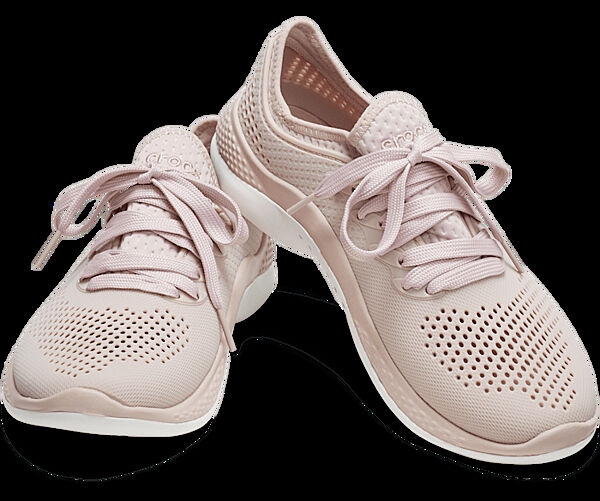 Crocs literide pacer 360 кроссовки женские крокс пудра.