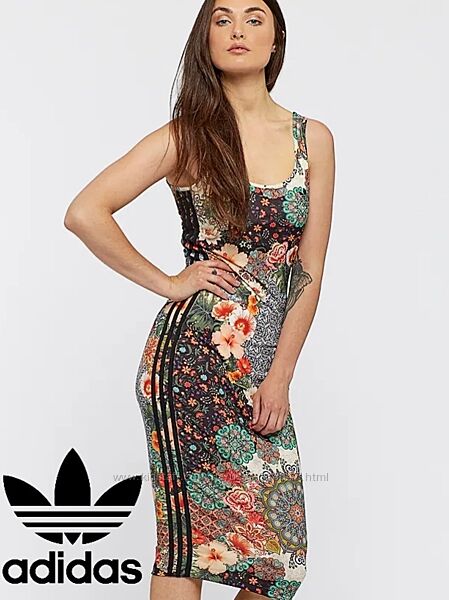 Молодёжное яркое платье adidas 