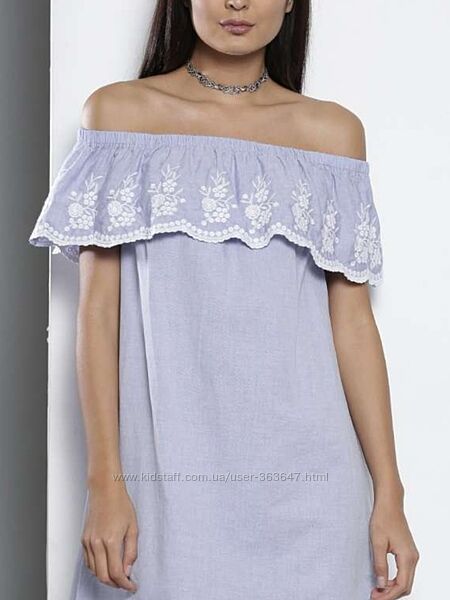 Платье сарафан с открытыми плечами Dorothy Perkins 