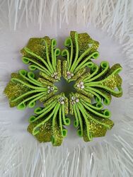 Ёлочные игрушки из блестящего фоамирана ручная работа