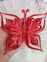 Ёлочные игрушки из блестящего фоамирана ручная работа