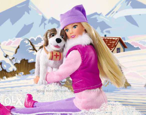 Steffi Love от Simbа с собакой-спасателем Winter Walk
