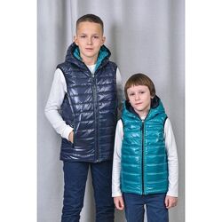 жилетка утепленная двухсторонняя