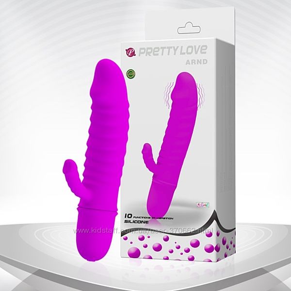 Жіночий вібратор з відростком Pretty Love ARND від Baile