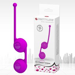 Вагинальные шарики фиолетовые Pretty Love Kegel Tighten Up III от Baile