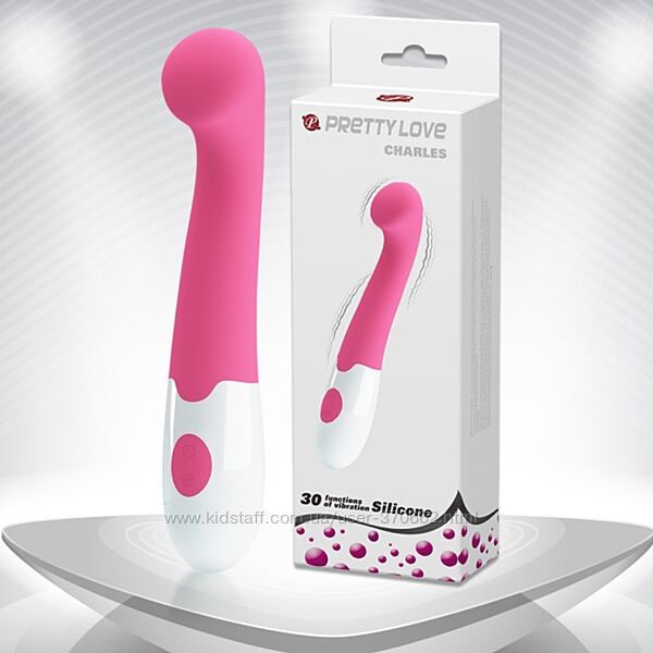 Силіконовий вібратор для стимуляції точки G Pretty Love Charles від Baile