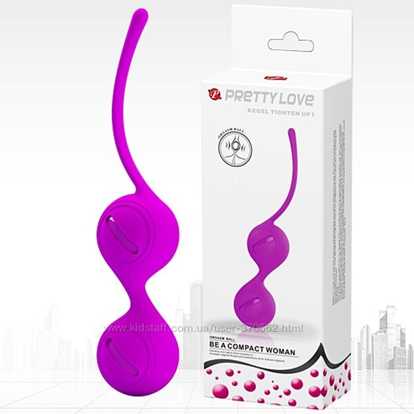 Вагинальные шарики фиолетовые Pretty Love Kegel Tighten Up I от Baile