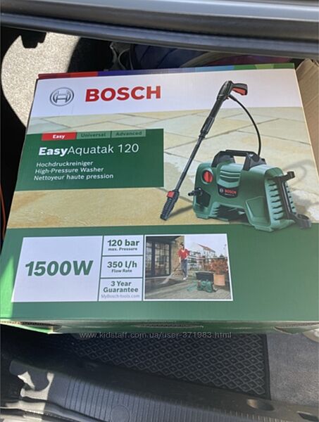 Мийка високого тиску Bosch EasyAquatak 120, 1500 Вт, 120 бар, 350л/год
