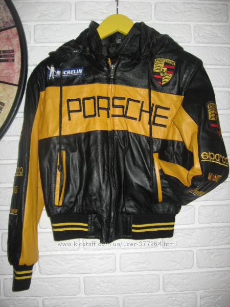 Куртка Porsche 128-134 натуральная кожа
