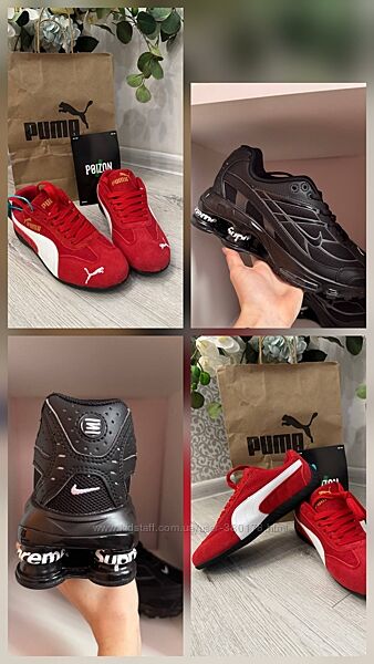 Puma speedcat 38 розмір Nike shox supreme 41 розмір 