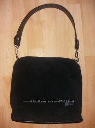 Жіноча сумка кроссбоді модель 554 замш кольори чорний, бордо синій зелений