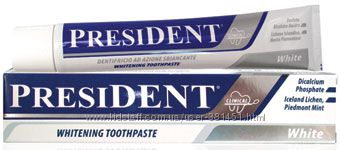 Зубная паста PresiDent White Италия - для ежедневного использования
