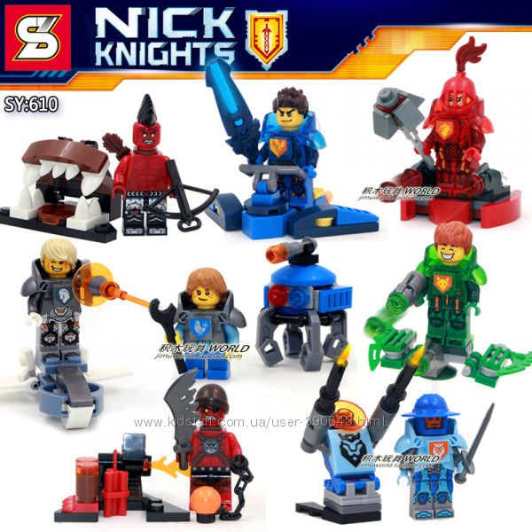 Герои  Nexo Knights Minifigures  SY610 