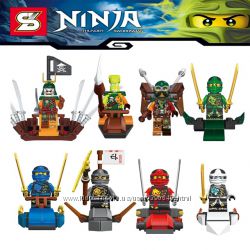 Ninja Minifigures, Нинзяго минифигурки,  из серии Пираты