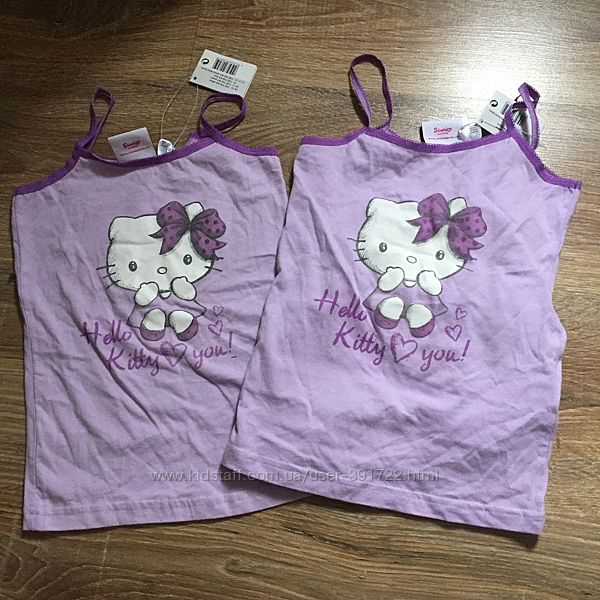 Майки для девочек Hello Kitty 110-116