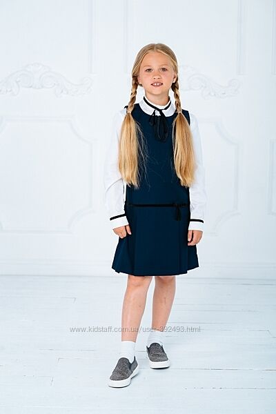 Сарафан школьный, школьная форма, платье Tago