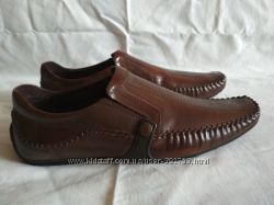 Кожаные туфли мокасины Magfini 41 р. дл. стельки 27. 4 см