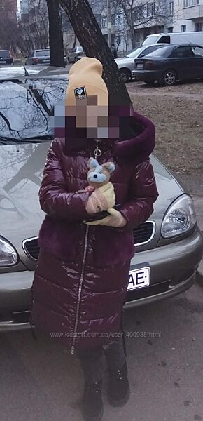 Зимове пальто Kiko на дівчинку 10-12 років