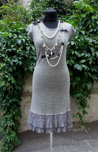 Трикотажное платье от французского бренда Rene Derhy, в стиле Chanel.