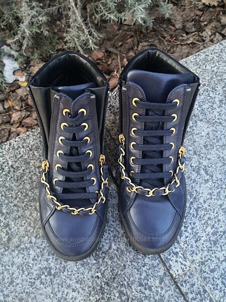 Ботинки / кеды / кроссовки Chanel Шанель, оригинал, кожаные, 37.