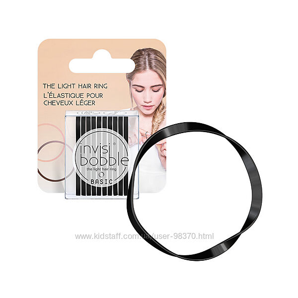 Резинки для волосся Invisibobble Basic True Black 2шт