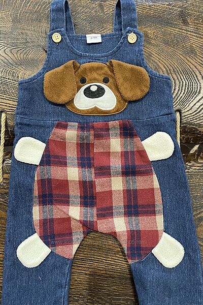 Неймовірно милий джинсовий комбінезон для вашого малюка на 6 - 9 місяців