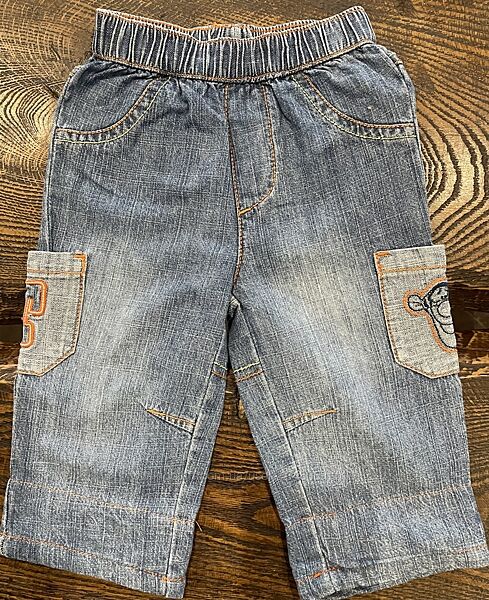 Мега легкі оригінальні джинси George малюку 3 - 6 місяців