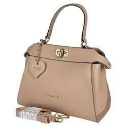 Сумка жіноча шкіряна Karya 2571-027 світло-рожева