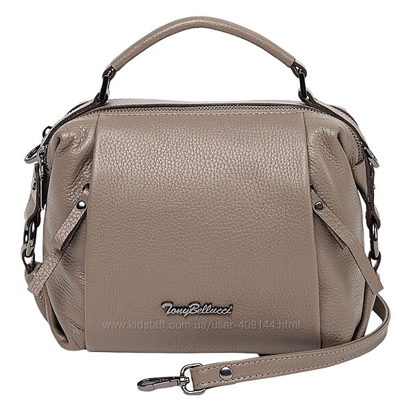 Сумка жіноча шкіряна Tony Bellucci 0308-213 світло-коричнева