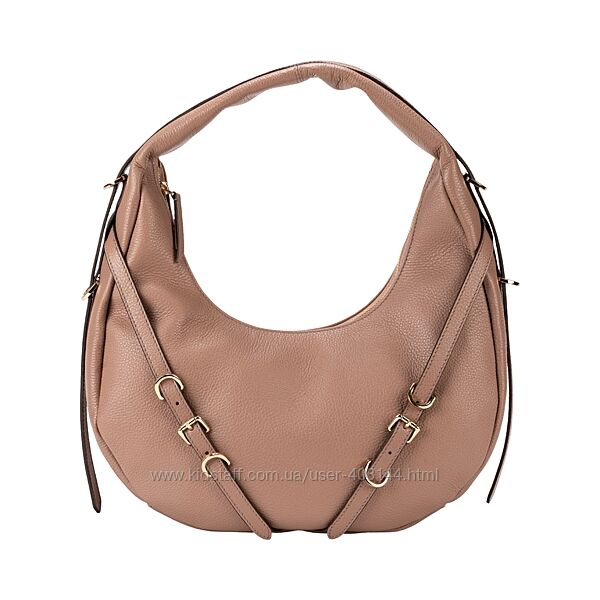 Сумка-хобо жіноча шкіряна Tony Bellucci 0953-205 пудра